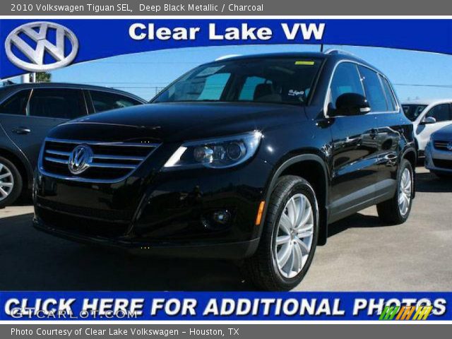 2010 Volkswagen Tiguan SEL in Deep Black Metallic