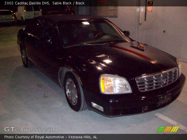 2002 Cadillac DeVille DHS in Sable Black
