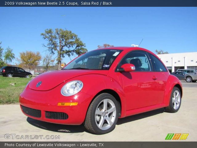 2009 Volkswagen New Beetle 2.5 Coupe in Salsa Red