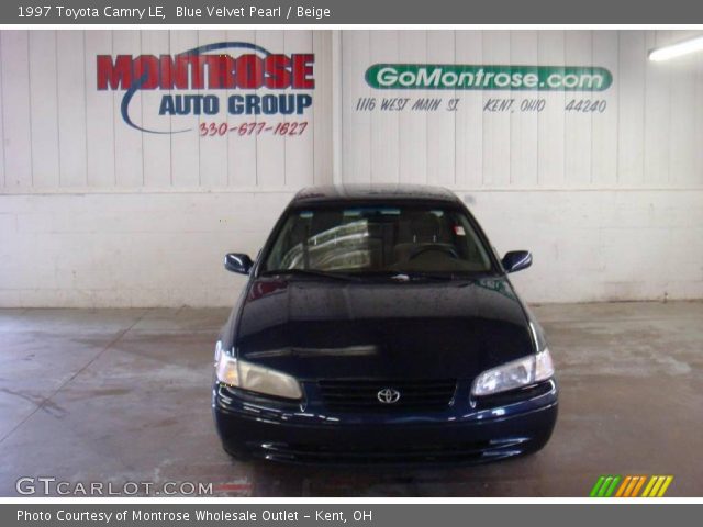 1997 Toyota Camry LE in Blue Velvet Pearl