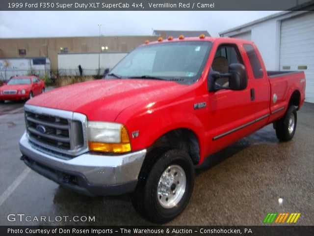 1999 Ford F350 Super Duty XLT SuperCab 4x4 in Vermillion Red