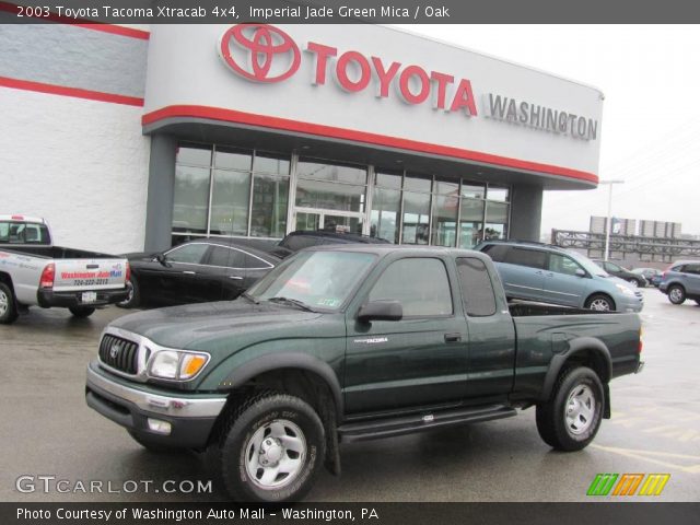 2003 Toyota Tacoma Xtracab 4x4 in Imperial Jade Green Mica