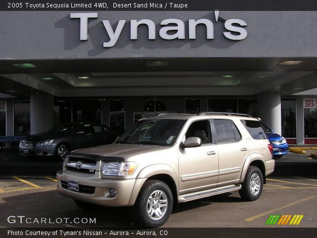 2005 Toyota Sequoia Limited 4WD in Desert Sand Mica