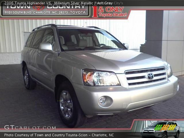 2006 Toyota Highlander V6 in Millenium Silver Metallic