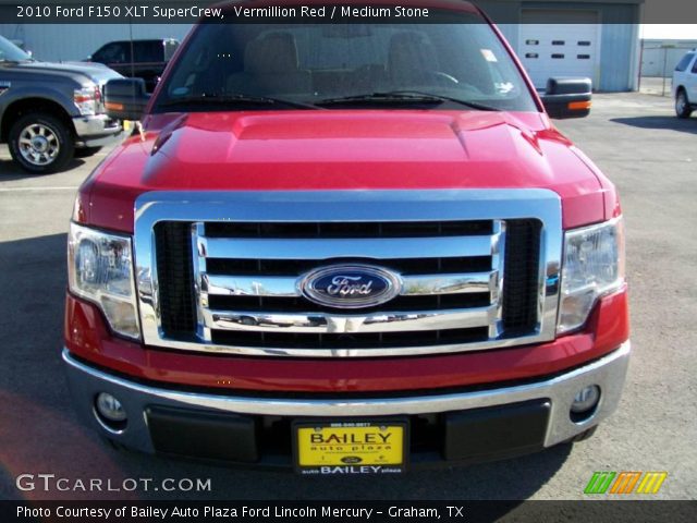 2010 Ford F150 XLT SuperCrew in Vermillion Red