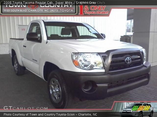 2008 Toyota Tacoma Regular Cab in Super White