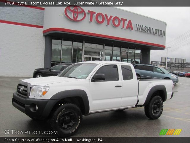 2009 Toyota Tacoma Access Cab 4x4 in Super White