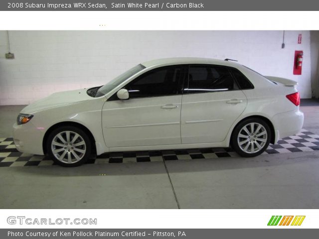 2008 Subaru Impreza WRX Sedan in Satin White Pearl