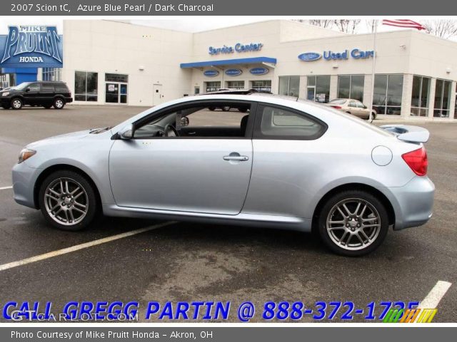 2007 Scion tC  in Azure Blue Pearl
