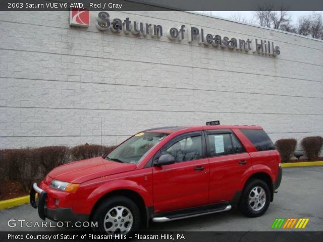 2003 Saturn VUE V6 AWD in Red