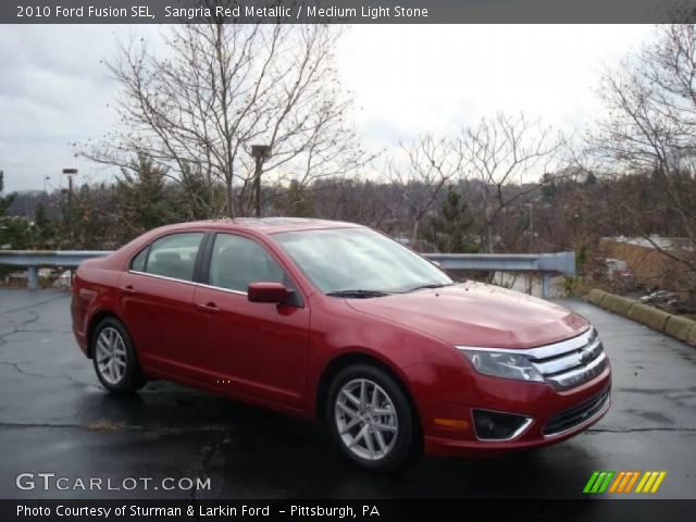 2010 Ford Fusion SEL in Sangria Red Metallic