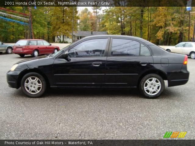 2001 Honda Civic DX Sedan in Nighthawk Black Pearl
