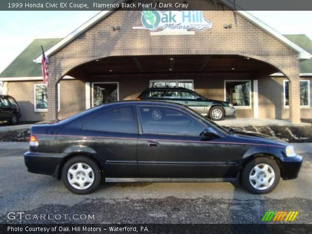1999 Honda Civic EX Coupe in Flamenco Black Pearl
