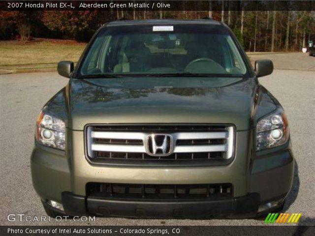2007 Honda Pilot EX-L in Aberdeen Green Metallic