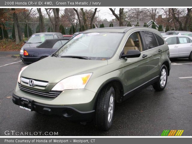 2008 Honda CR-V EX 4WD in Green Tea Metallic