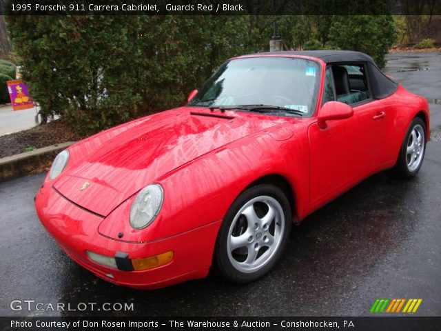 1995 Porsche 911 Carrera Cabriolet in Guards Red