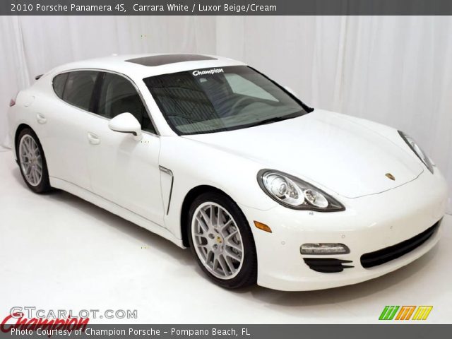 2010 Porsche Panamera 4S in Carrara White