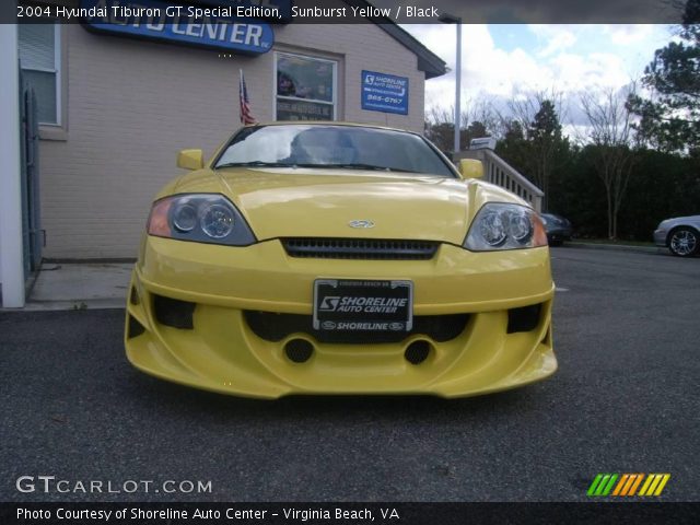 2004 Hyundai Tiburon GT Special Edition in Sunburst Yellow