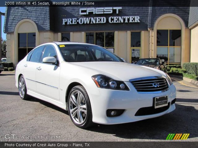 2008 Infiniti M 45 Sedan in Moonlight White