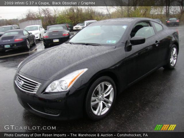 2009 Infiniti G 37 x Coupe in Black Obsidian