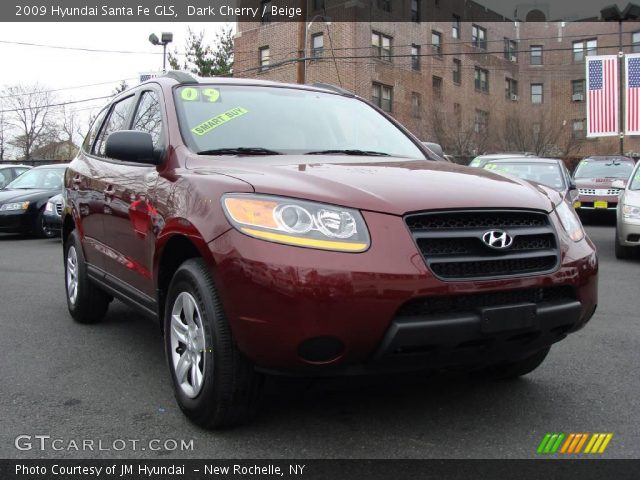 2009 Hyundai Santa Fe GLS in Dark Cherry