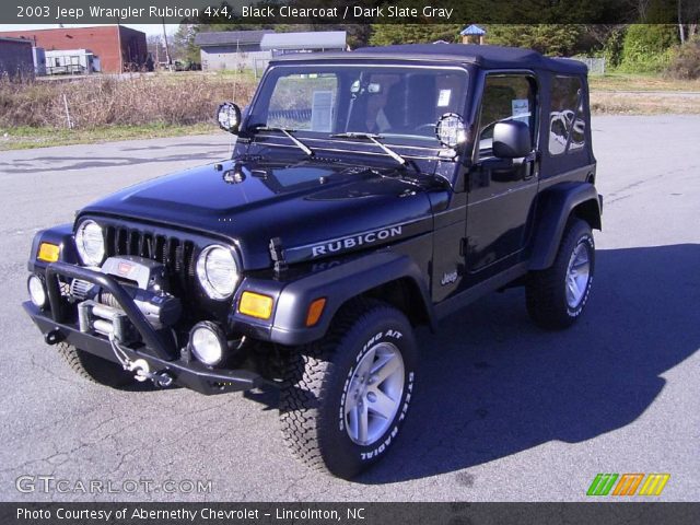 2003 Jeep Wrangler Rubicon 4x4 in Black Clearcoat