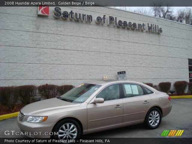 2008 Hyundai Azera Limited in Golden Beige