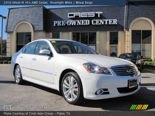 2009 Infiniti M 45x AWD Sedan in Moonlight White