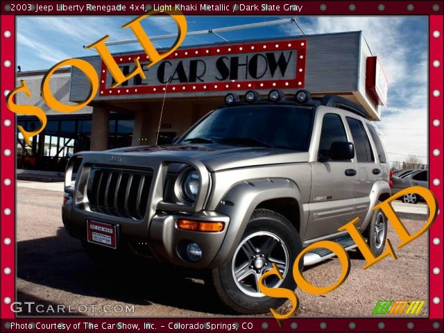 2003 Jeep Liberty Renegade 4x4 in Light Khaki Metallic