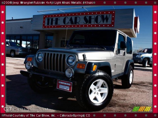 2006 Jeep Wrangler Rubicon 4x4 in Light Khaki Metallic