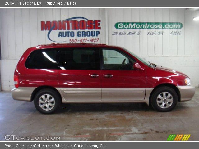 2004 Kia Sedona EX in Ruby Red