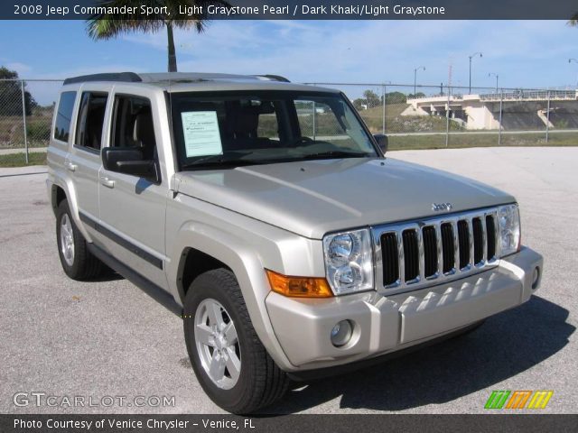 2008 Jeep Commander Sport in Light Graystone Pearl