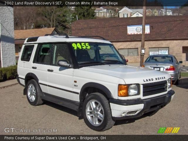 2002 Land Rover Discovery II SE7 in Chawton White