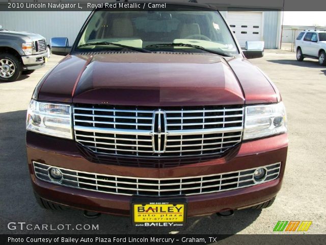 2010 Lincoln Navigator L in Royal Red Metallic