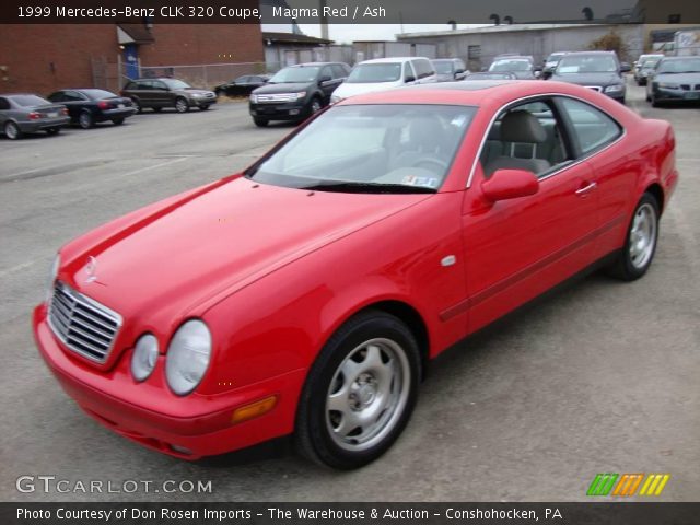 1999 Mercedes-Benz CLK 320 Coupe in Magma Red