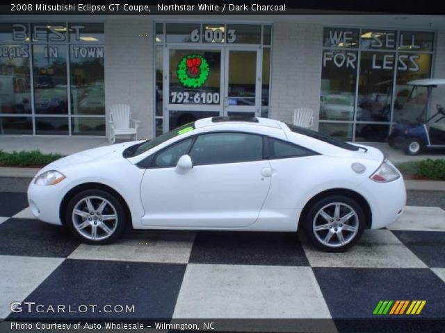 2008 Mitsubishi Eclipse GT Coupe in Northstar White
