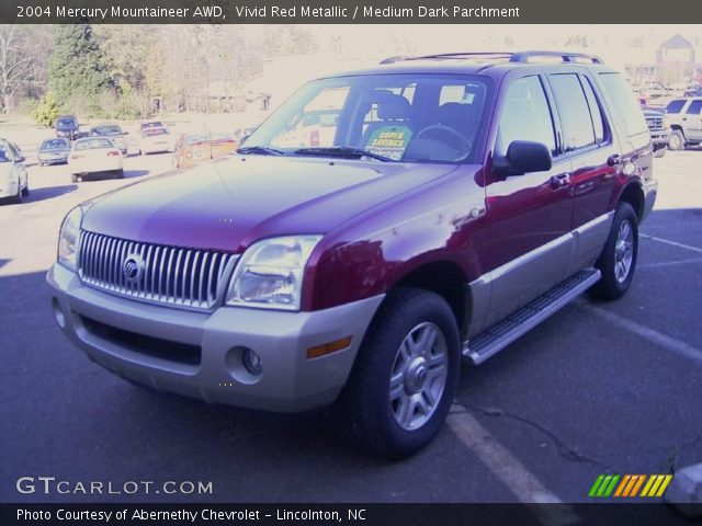 2004 Mercury Mountaineer AWD in Vivid Red Metallic