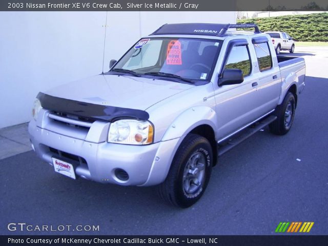 2003 Nissan Frontier XE V6 Crew Cab in Silver Ice Metallic