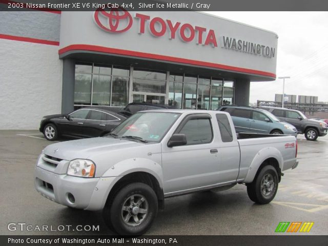 2003 Nissan Frontier XE V6 King Cab 4x4 in Silver Ice Metallic