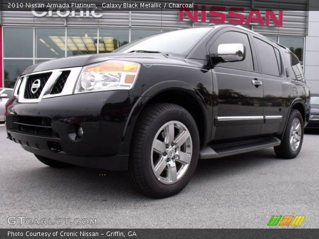 2010 Nissan Armada Platinum in Galaxy Black Metallic