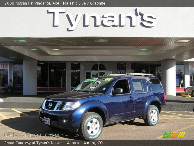 2008 Nissan Pathfinder SE 4x4 in Majestic Blue