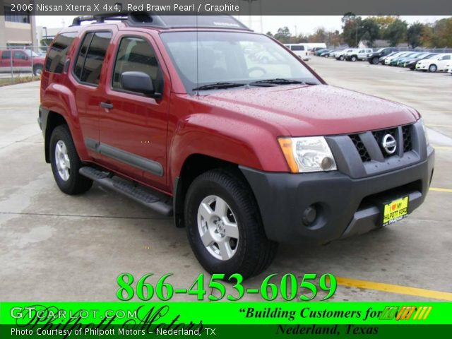 2006 Nissan Xterra X 4x4 in Red Brawn Pearl