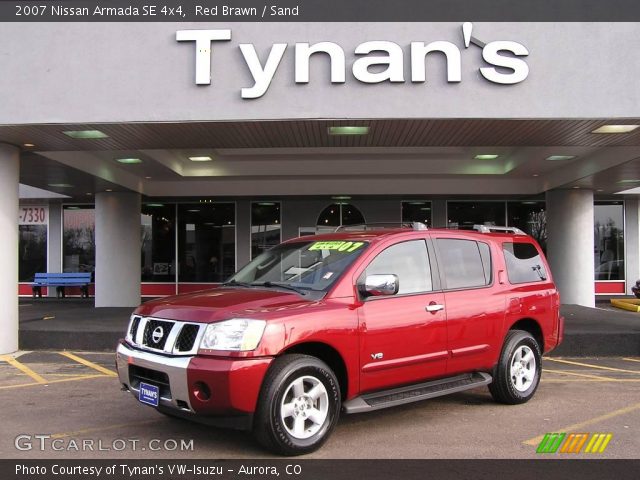 2007 Nissan Armada SE 4x4 in Red Brawn