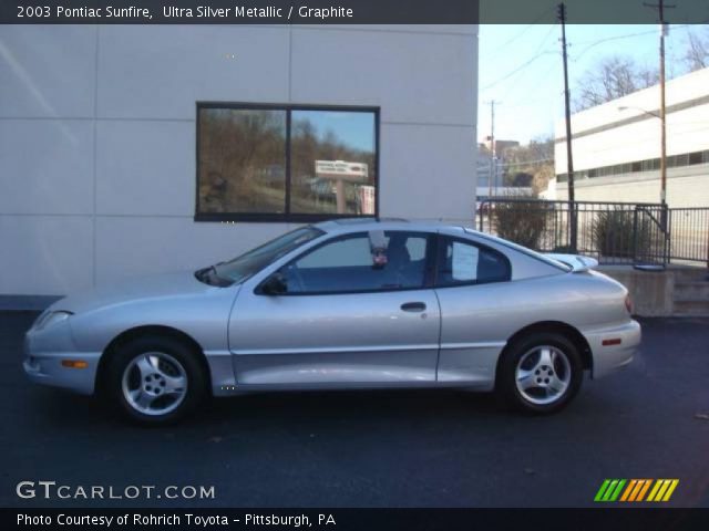2003 Pontiac Sunfire  in Ultra Silver Metallic