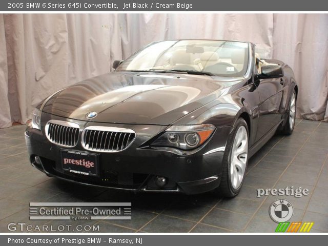 2005 BMW 6 Series 645i Convertible in Jet Black