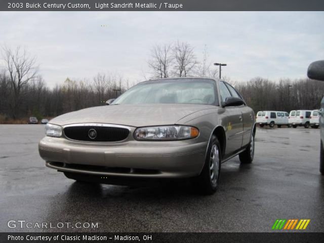 2003 Buick Century Custom in Light Sandrift Metallic