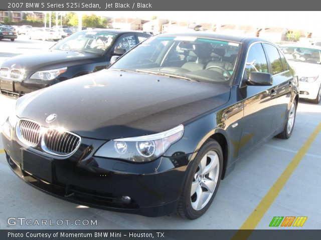 2007 BMW 5 Series 525i Sedan in Jet Black
