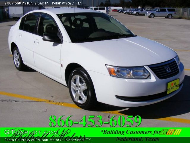 2007 Saturn ION 2 Sedan in Polar White