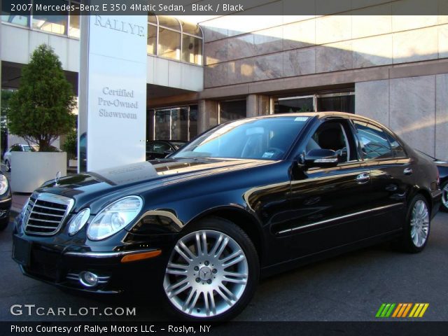 2007 Mercedes-Benz E 350 4Matic Sedan in Black