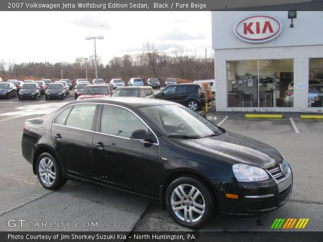 2007 Volkswagen Jetta Wolfsburg Edition Sedan in Black